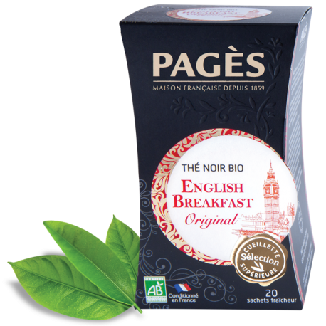 Thé noir English Breakfast bio Pagès
