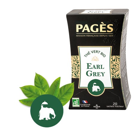 Thé vert Earl Grey Bio Pagès