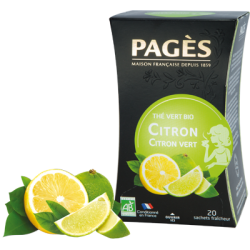 Thé vert Citron Citron vert Bio Pagès